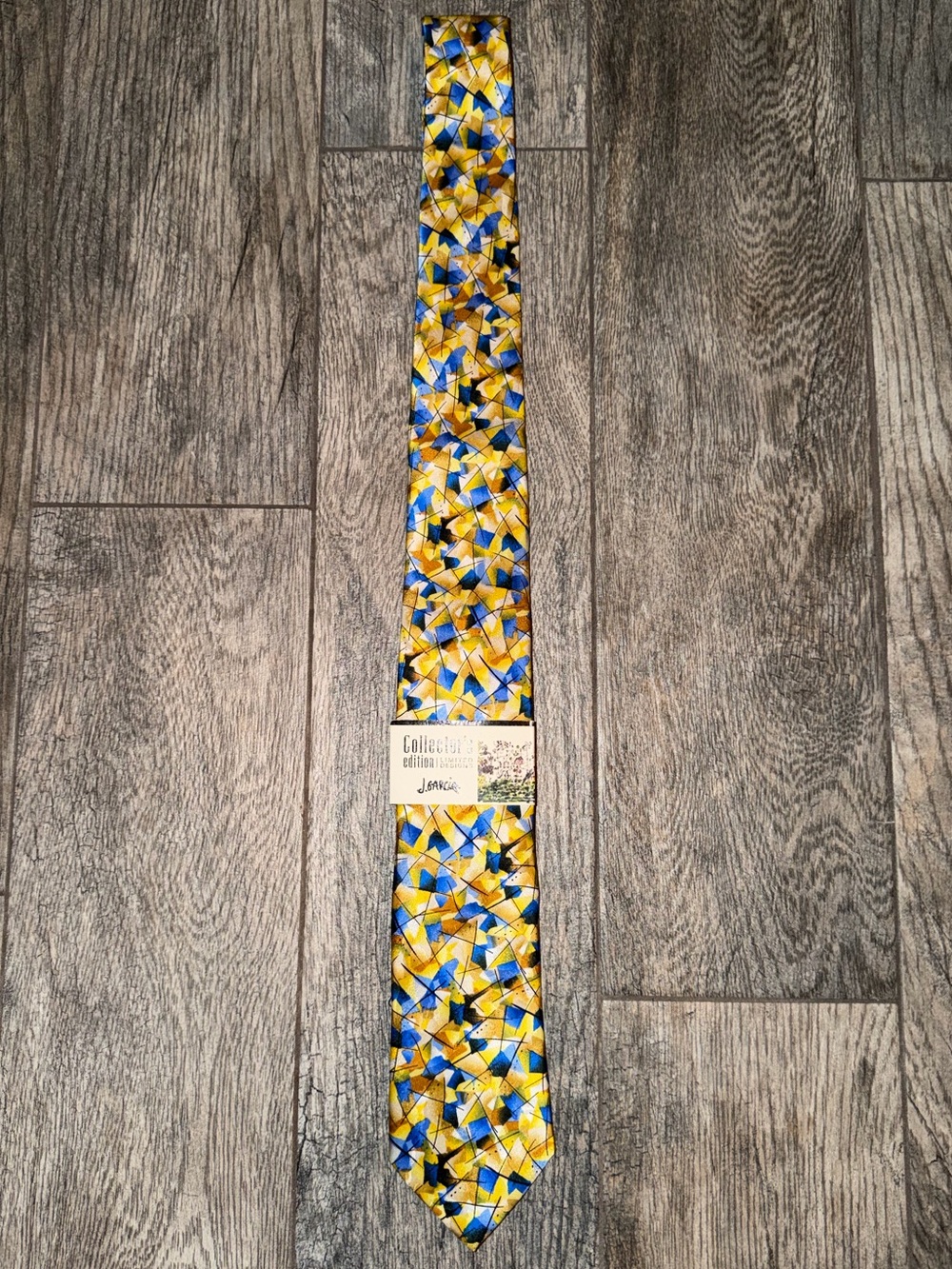 J. Garcia Collector’s Edition Abstract Silk Tie NWT